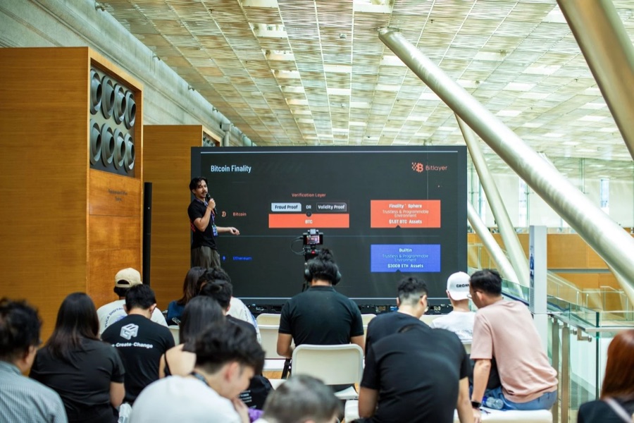 Allen speaking: A full room for Bitcoin finality