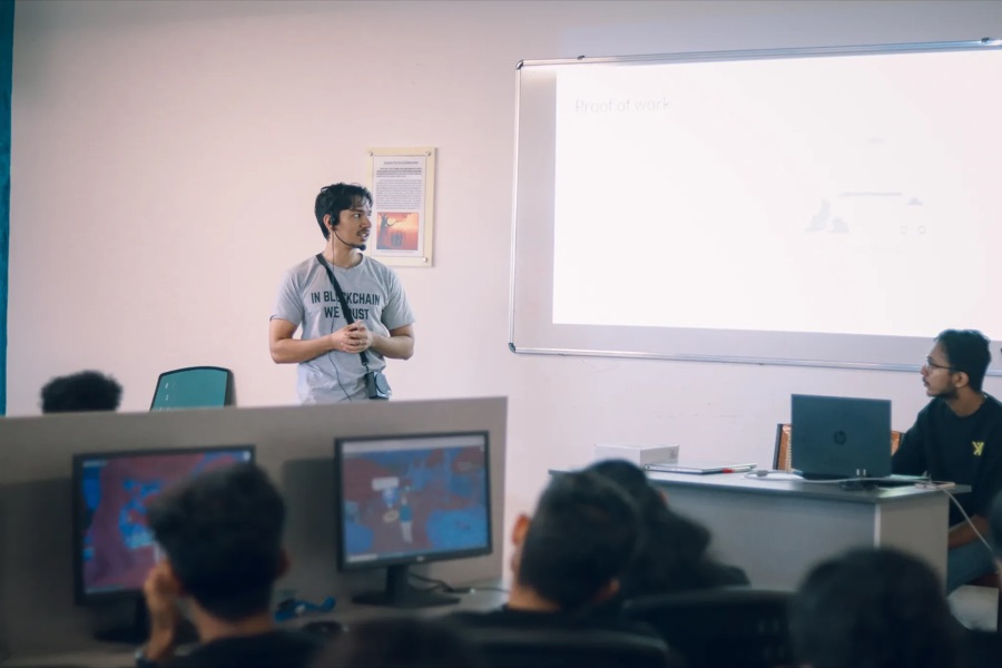 Allen speaking: Teaching proof of work